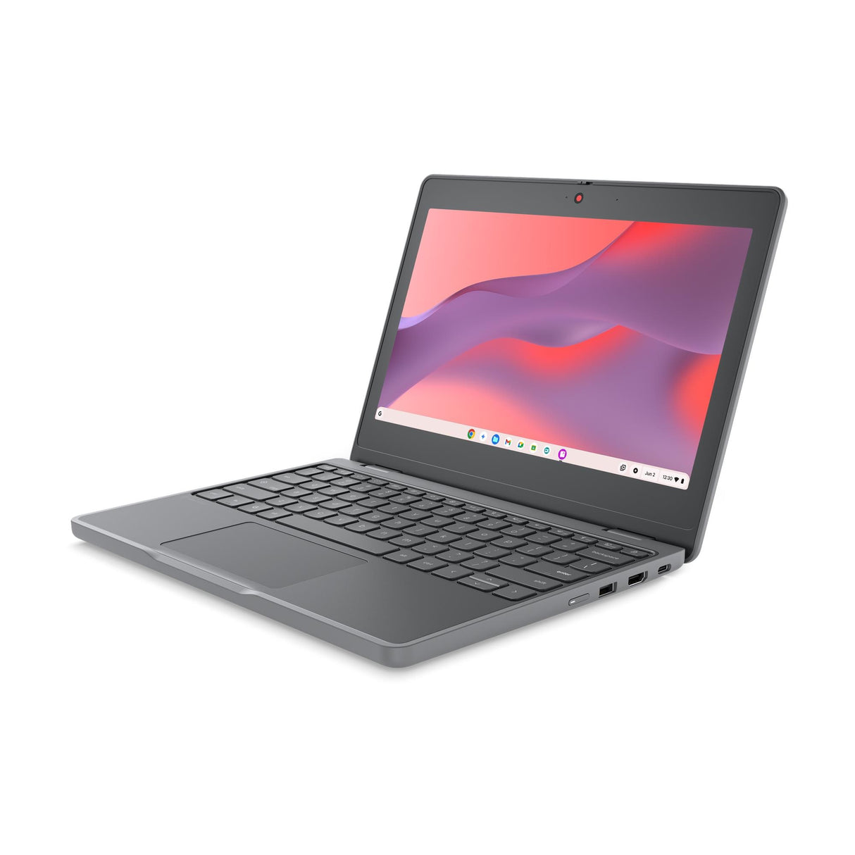 Lenovo Chrome 100e G5 M89 MediaTek Kompanio 540 Chromebook 29.5 cm (11.6") Touchscreen HD 4 GB 64 GB UFS Wi-Fi 6E (802.11ax) ChromeOS Grey - 83T60007US