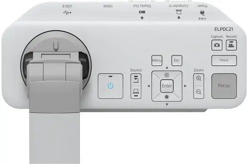 EPSON Epson DC-21 document camera White 25.4 / 2.7 mm (1 / 2.7") CMOS USB 2.0 - V12H758020