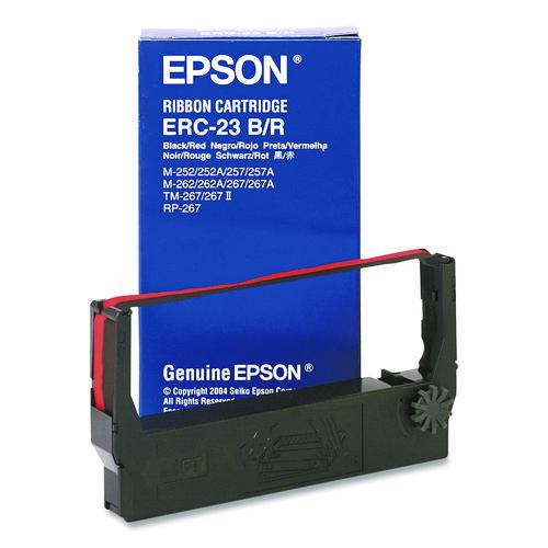 EPSON EPSON ERC23BR Ribbon, Black/Red - ERC-23BR