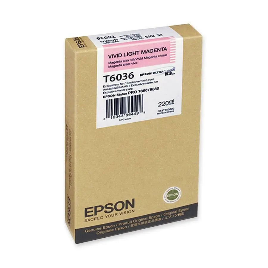 EPSON Epson Original Ink Cartridge - Inkjet - Light Magenta - 1 Each - T603600