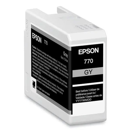 EPSON EPSON (T770) UltraChrome PRO10 Ink, 25 mL, Gray - T770720