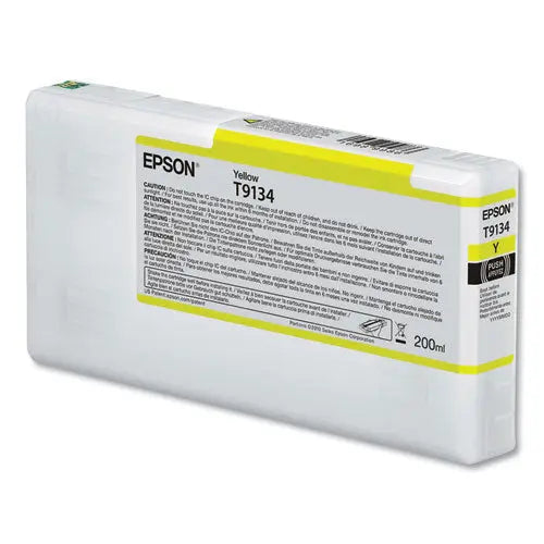 EPSON EPSON (T913) UltraChrome HDX Ink, 200 mL, Yellow - T913400