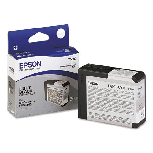 EPSON EPSON UltraChrome K3 Ink, Light Black - T580700