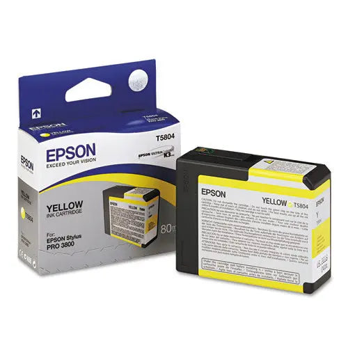 EPSON EPSON UltraChrome K3 Ink, Yellow - T580400