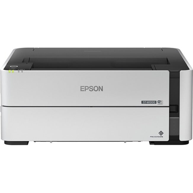 EPSON Epson WorkForce ST-M1000 Desktop Inkjet Printer - Monochrome - 1200 x 2400 dpi Print - Automatic Duplex Print - 251 Sheets Input - Ethernet - Wireless LAN - Wi-Fi Direct, Apple AirPrint, Epson iPrint,... - C11CG94201