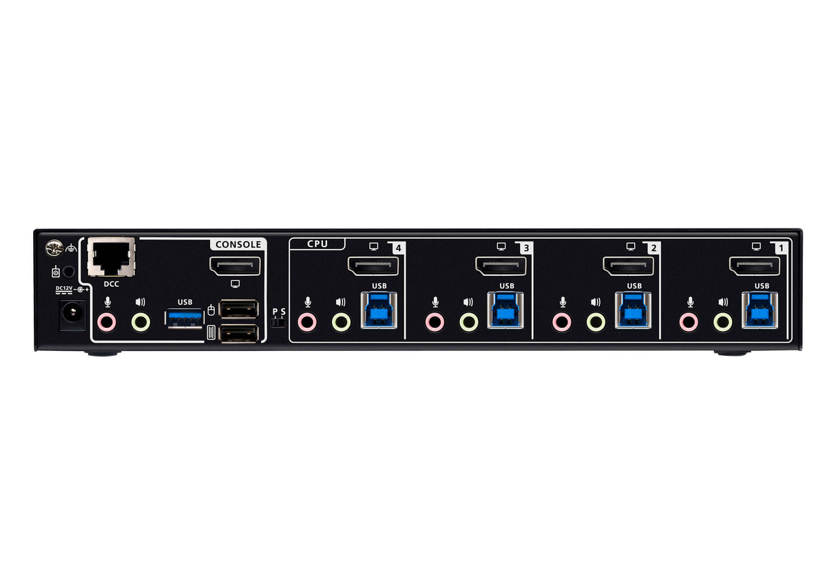 ATEN 4-Port USB 3.0 8K DisplayPort KVMP™ Switch (Cables included) - CS1924A ATEN