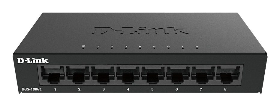 D-Link DGS-108GL 8-Port Gigabit Unmanaged Desktop Switch - DGS-108GL D-LINK