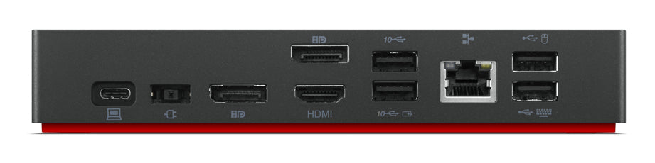 Lenovo 40AY0135US laptop dock/port replicator Wired USB 3.2 Gen 2 (3.1 Gen 2) Type-C Black - 40AY0135US LENOVO