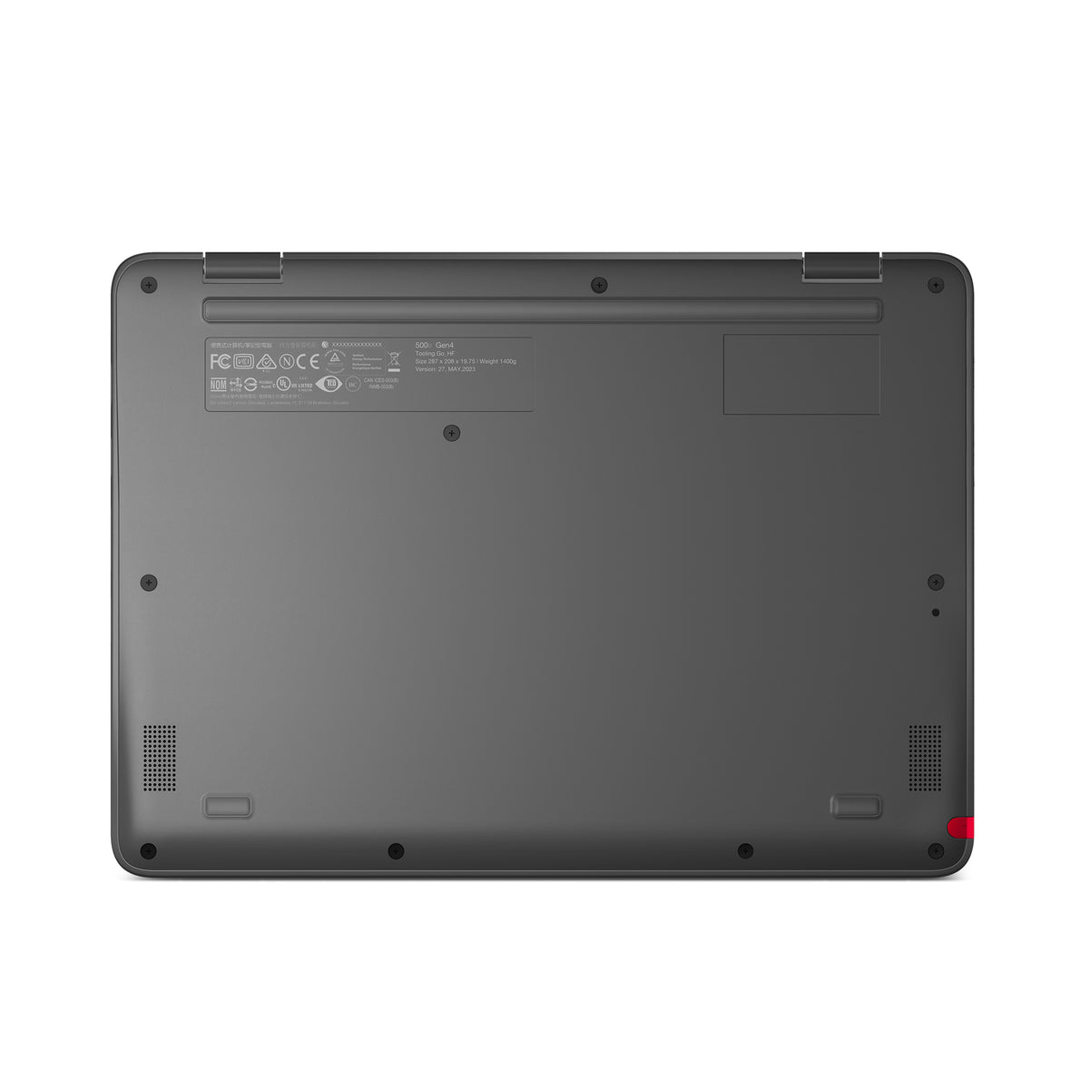 Lenovo 500e Yoga Chromebook Gen 4 N200 31 cm (12.2") Touchscreen WUXGA 8 GB LPDDR5-SDRAM 128 GB eMMC Wi-Fi 6E (802.11ax) ChromeOS Grey - 82W40026US
