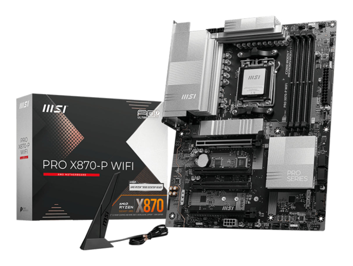 MSI PRO X870-P WIFI motherboard AMD X870 Socket AM5 ATX - X870PWIFI - eCommerce Business Prime