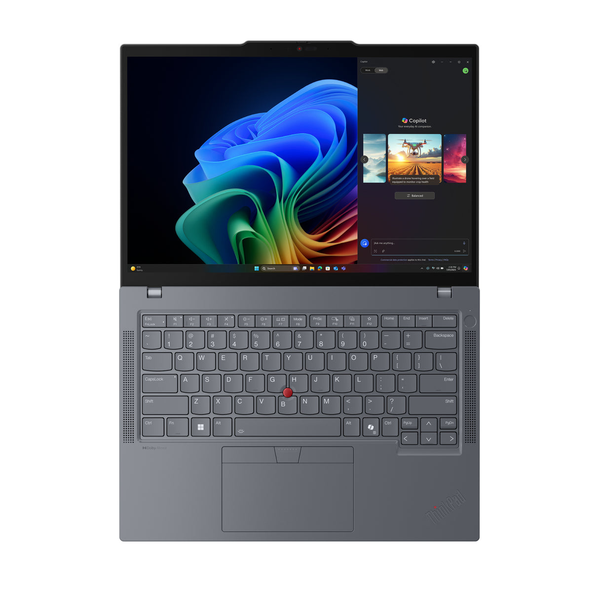 Lenovo ThinkPad T14 Gen 6 (AMD) Copilot+ PC AMD Ryzen™ AI 5 340 Laptop 35.6 cm (14") WUXGA 16 GB DDR5-SDRAM 256 GB SSD Wi-Fi 7 (802.11be) Windows 11 Pro Grey - 21QJ00CRUS