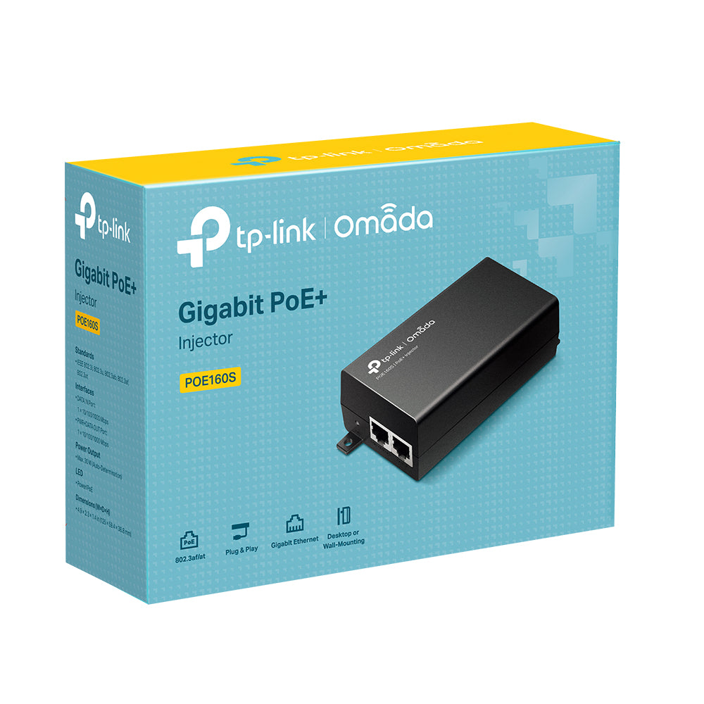 TP-Link Omada PoE+ Injector Adapter - POE160S