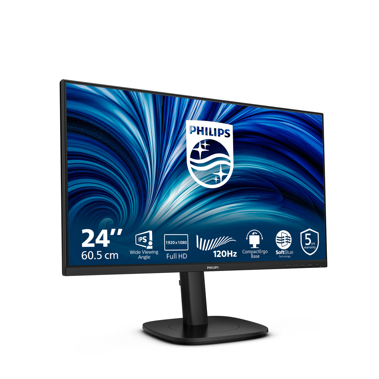 Philips 3000 series 24B2N3200J/27 computer monitor 60.5 cm (23.8") 1920 x 1080 pixels Full HD LCD Black - 24B2N3200J