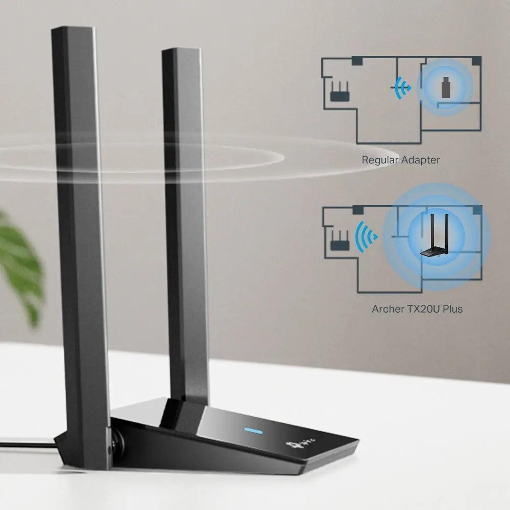 TP-Link AX1800 Dual Antennas High Gain Wireless USB Adapter TP-LINK