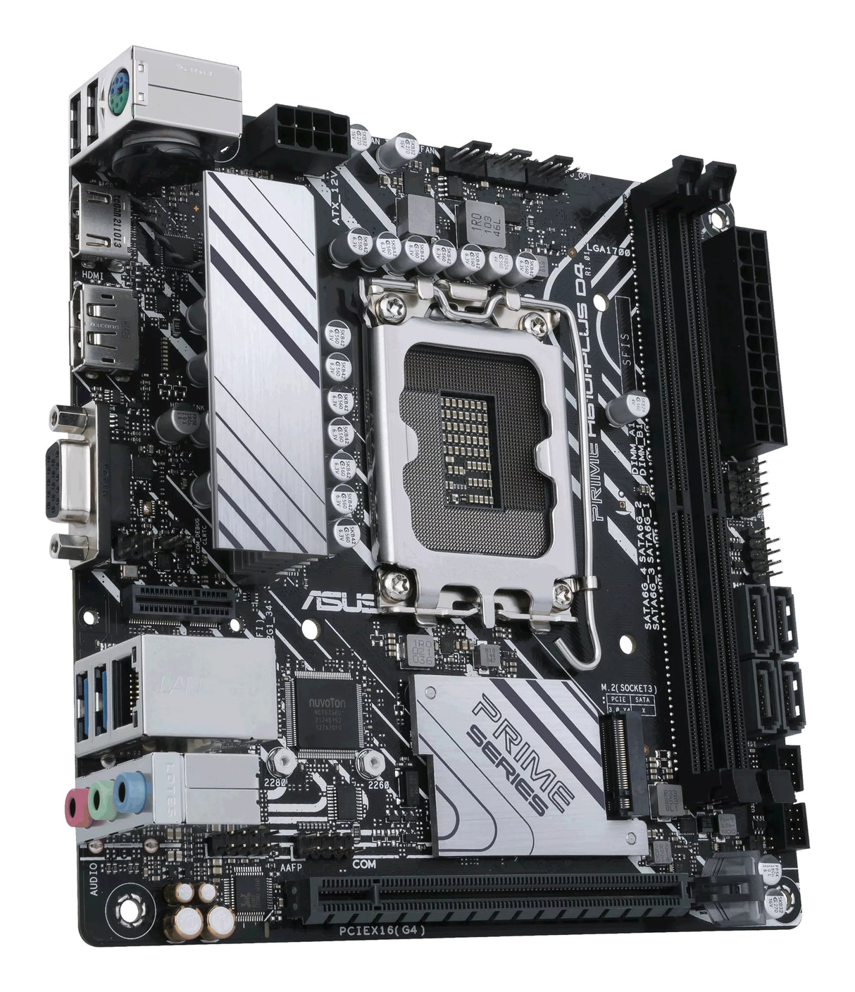 ASUS PRIME H610I-PLUS D4-CSM Intel H610 LGA 1700 mini ITX - PRIME H610I-PLUS D4-CSM ASUS
