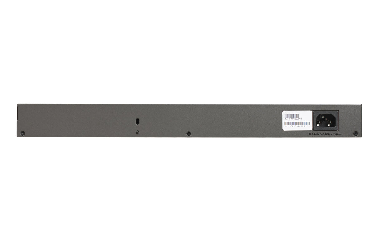 NETGEAR XS724EM Managed L2 10G Ethernet (100/1000/10000) 1U Grey, Blue - XS724EM-200NAS