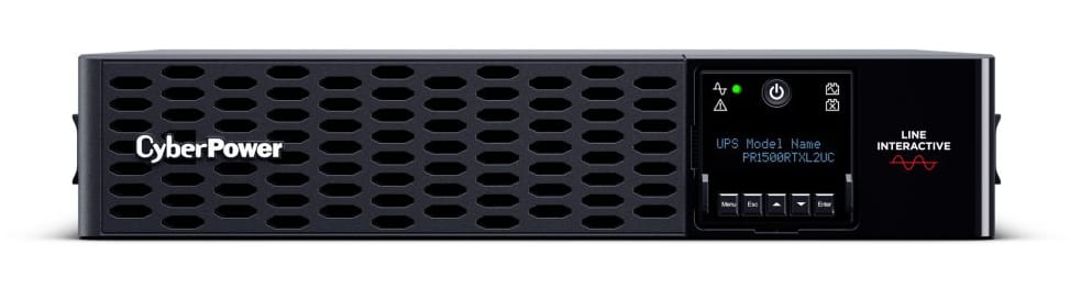 CYBERPOWER UPS CyberPower Smart App Sinewave uninterruptible power supply (UPS) Line-Interactive 1.5 kVA 1500 W 8 AC outlet(s) - PR1500RTXL2UC