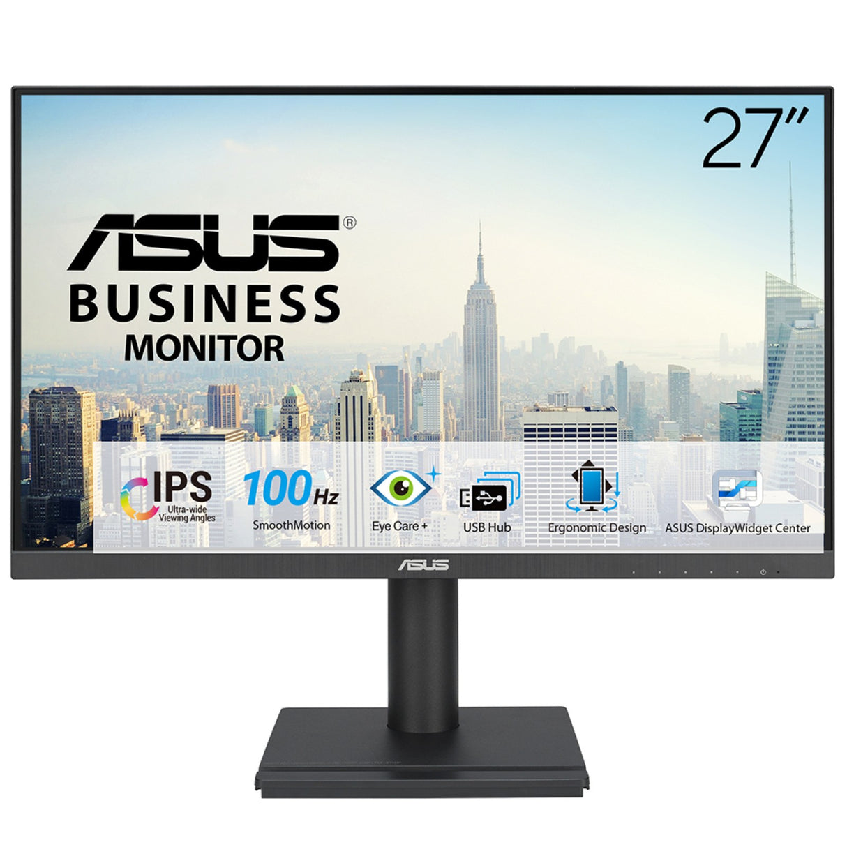 ASUS VA27DQFS computer monitor 68.6 cm (27") 1920 x 1080 pixels Full HD LCD Black - VA27DQFS