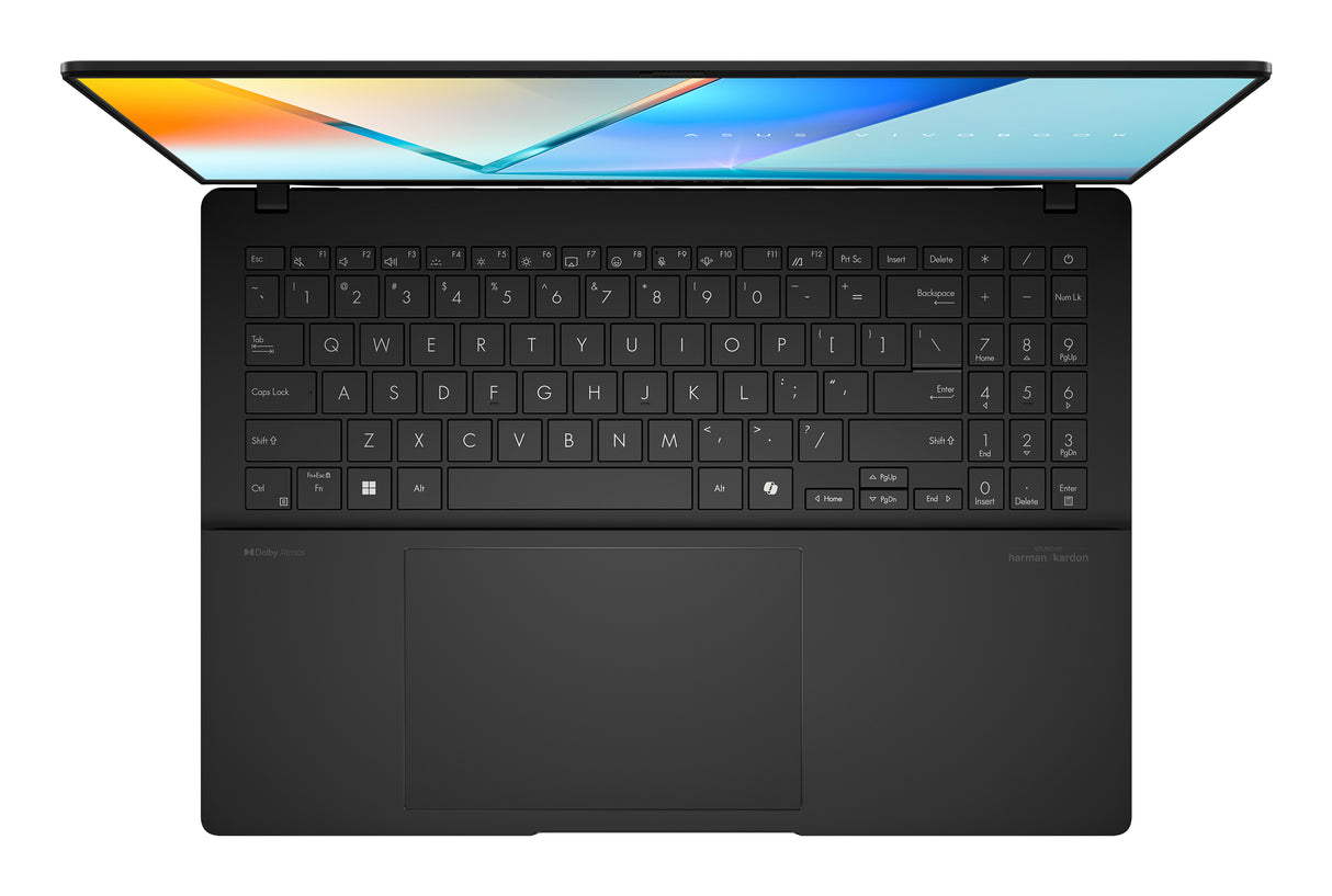 ASUS Vivobook S16 OLED M5606KA-DS76 Copilot+ PC AMD Ryzen™ AI 7 350 Laptop 40.6 cm (16") 3K 16 GB LPDDR5x-SDRAM 1 TB SSD Wi-Fi 6E (802.11ax) Windows 11 Home Black - M5606KA-DS76