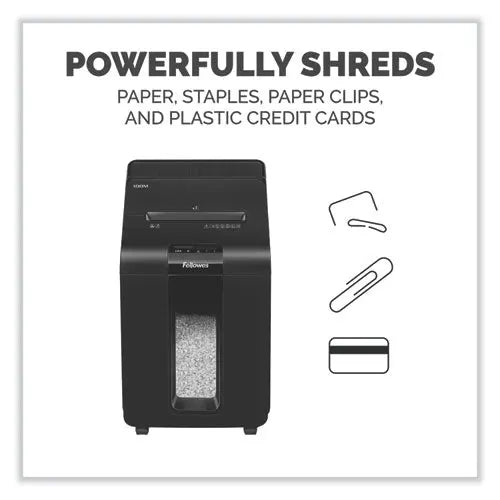 FELLOWES FELLOWES AutoMax 100M Auto Feed Micro-Cut Shredder, 100 Auto/10 Manual Sheet Capacity - 4629001