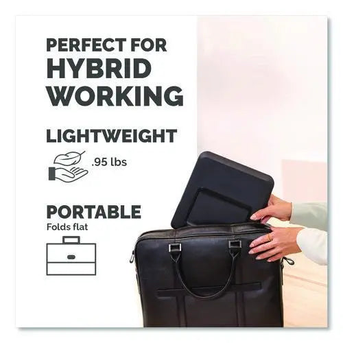 FELLOWES FELLOWES Breyta Laptop Stand, 9.25" x 10.55" x 0.55" to 8", Black, Supports Up to 8.8 lbs. - 100098500