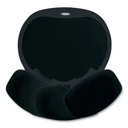 FELLOWES FELLOWES Easy Glide Gel Mouse Pad with Wrist Rest, 10 x 12, Black - 93730