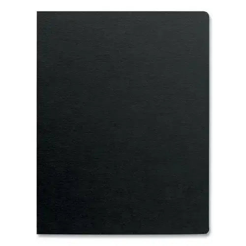 FELLOWES FELLOWES Futura Presentation Covers for Binding Systems, Plastic, Square Corners, 11 x 8.5, Matte Bl - 5224901