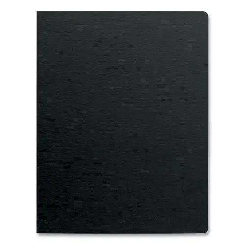 FELLOWES FELLOWES Futura Presentation Covers for Binding Systems, Plastic, Square Corners, 11 x 8.5, Matte Bl - 5224901