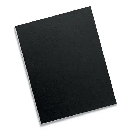 FELLOWES FELLOWES Futura Presentation Covers for Binding Systems, Plastic, Square Corners, 11 x 8.5, Matte Bl - 5224901