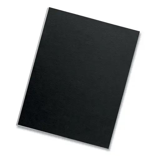 FELLOWES FELLOWES Futura Presentation Covers for Binding Systems, Plastic, Square Corners, 11 x 8.5, Matte Bl - 5224901