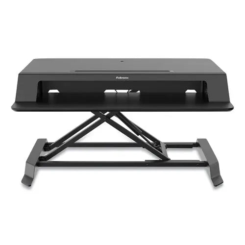 FELLOWES FELLOWES Lotus LT Sit-Stand Workstation, 34.38" x 28.38" x 7.62", Black - 8215001