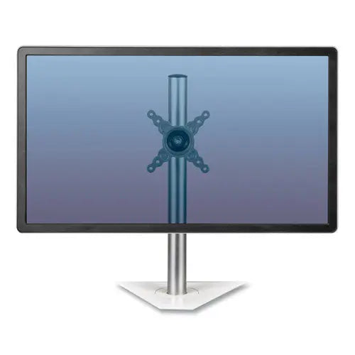 FELLOWES FELLOWES Lotus Single Monitor Arm Kit, For 26" Monitors, 180 Degree Rotation, 180 Degree Pan, Silver - 8042801