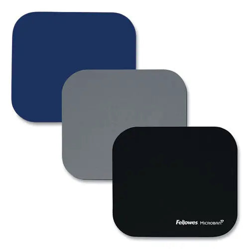 FELLOWES FELLOWES Mouse Pad with Microban Protection, 9 x 8, Navy - 5933801