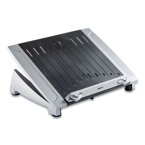 FELLOWES FELLOWES Office Suites Laptop Riser Plus, 15.06" x 10.5" x 6.5", Black/Silver, Supports 10 lbs - 8036701