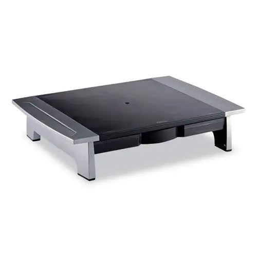 FELLOWES FELLOWES Office Suites Standard Monitor Riser, For 21" Monitors, 19.78" x 14.06" x 4" to 6.5", Black - 8031101