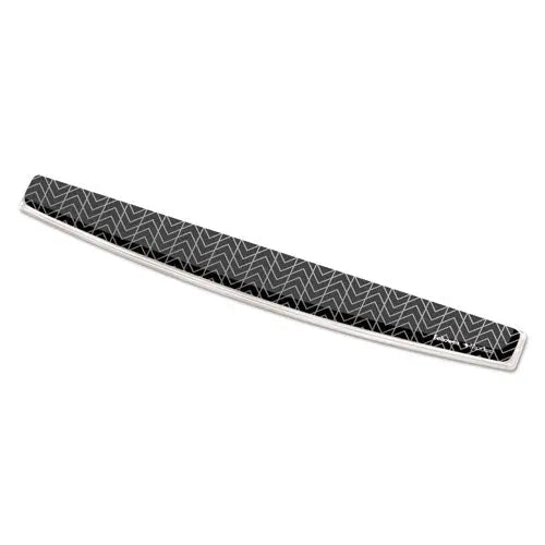 FELLOWES FELLOWES Photo Gel Keyboard Wrist Rest with Microban Protection, 18.5 x 2.31, Chevron Design - 9550001