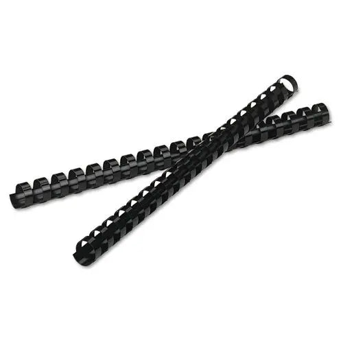 FELLOWES FELLOWES Plastic Comb Bindings for 11 x 8.5 Documents, 19 Rings, 0.63" (120-Sheet) Capacity, Black, - 52324