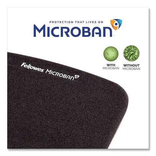 FELLOWES FELLOWES PlushTouch Keyboard Wrist Rest with FoamFusion Technology, 18.12 x 3.19, Graphite - 9252301