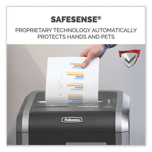 FELLOWES FELLOWES SHREDDER,CROSS,C-225CI,BK - 3825001