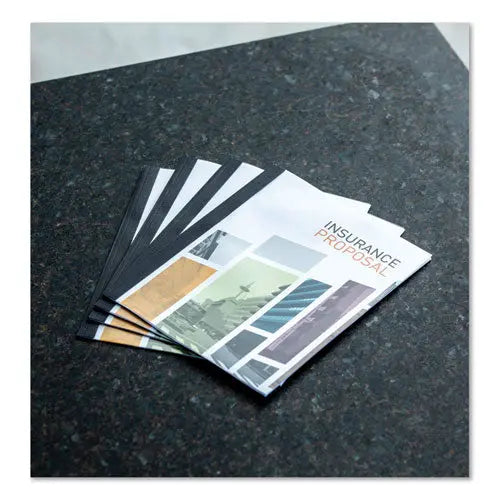 FELLOWES FELLOWES Thermal Binding System Presentation Covers, 30-Sheet Capacity, Plastic, Square Corners, 11 - 5222701