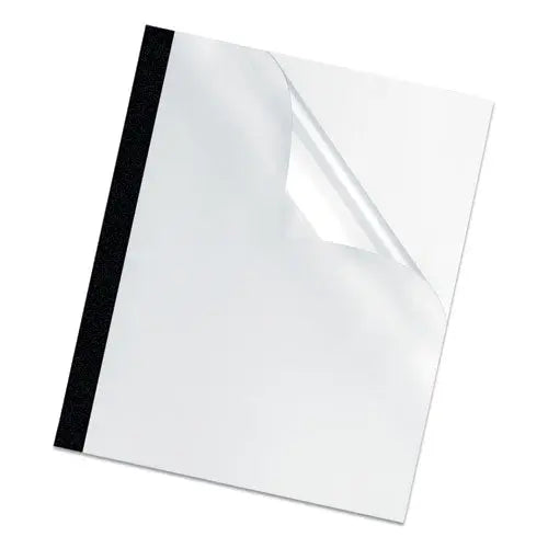 FELLOWES FELLOWES Thermal Binding System Presentation Covers, 30-Sheet Capacity, Plastic, Square Corners, 11 - 5222701