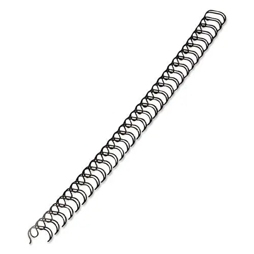 FELLOWES FELLOWES Wire Bindings for 11 x 8.5 Documents, 32 Rings, 0.38" (80-Sheet) Capacity, Black, 25/Pack - 52541