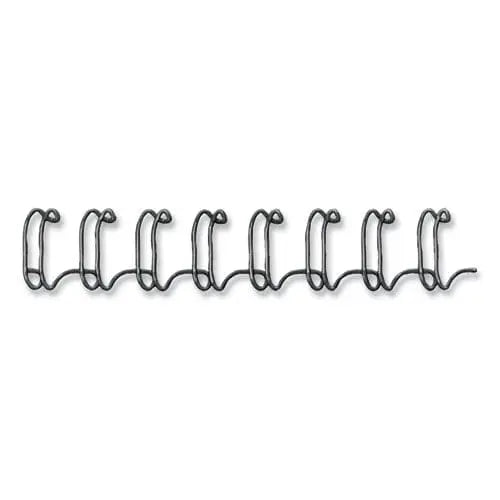 FELLOWES FELLOWES Wire Bindings for 11 x 8.5 Documents, 32 Rings, 0.56" (130-Sheet) Capacity, Black, 25/Pack - 5255601