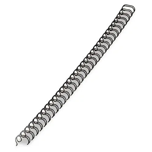 FELLOWES FELLOWES Wire Bindings for 11 x 8.5 Documents, 32 Rings, 0.56" (130-Sheet) Capacity, Black, 25/Pack - 5255601
