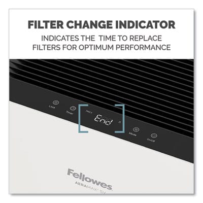 FELLOWES Other Appliances AeraMax SV Air Purifier, 1,500 sq ft Room Capacity, White/Black - 9794501