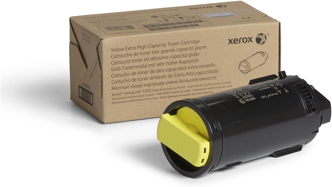 Xerox VersaLink C605 Yellow Extra High Capacity Toner Cartridge - 106R03930