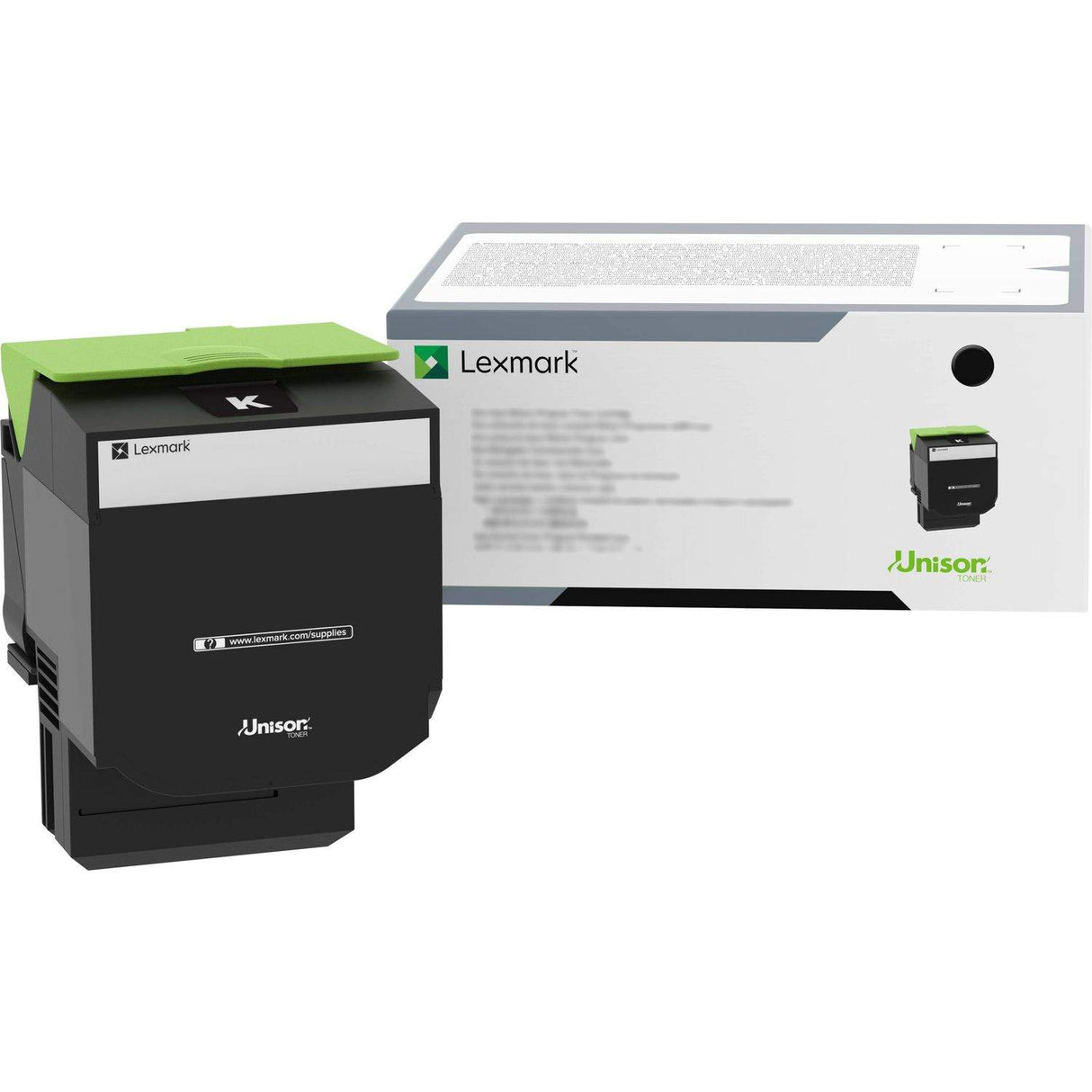 Lexmark Black Toner Cartridge Return Program High Yield 4,000 Pages - 70C0HKG