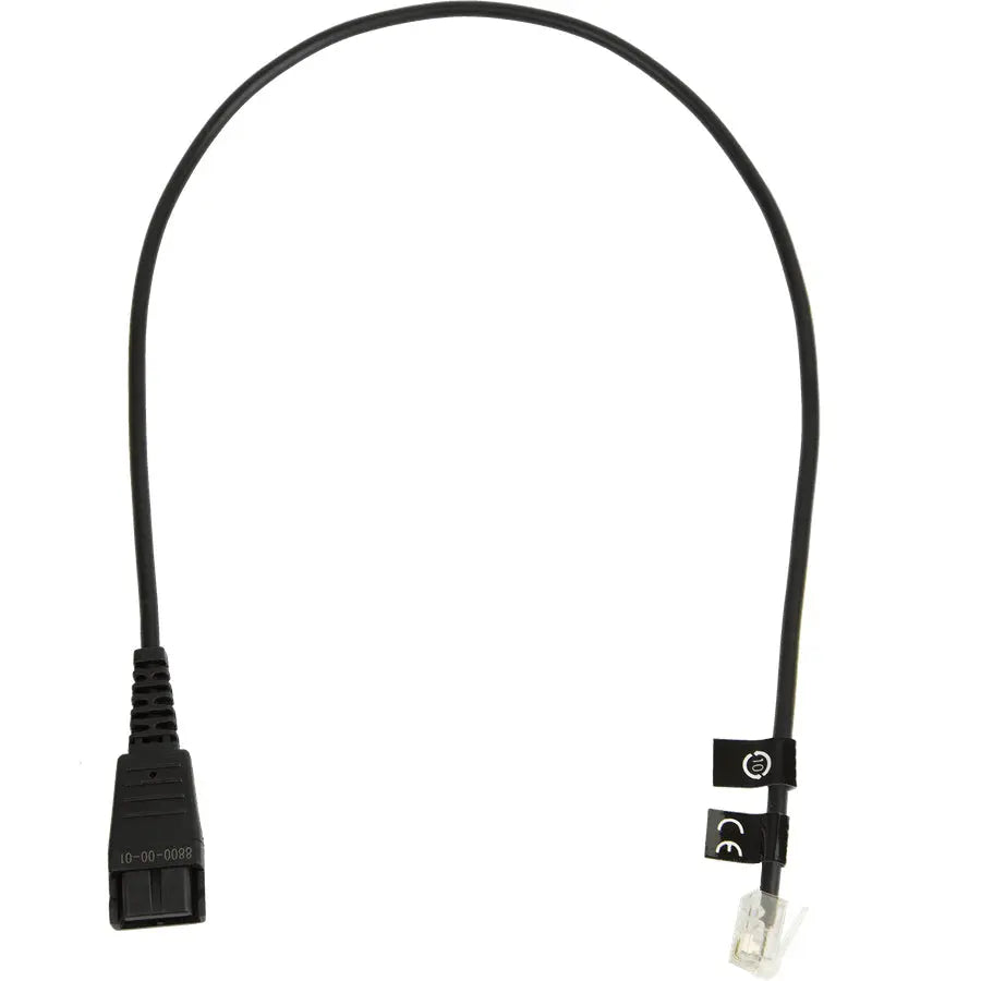 JABRA Jabra 8800-00-01 telephone cable 0.5 m Black - 8800-00-01