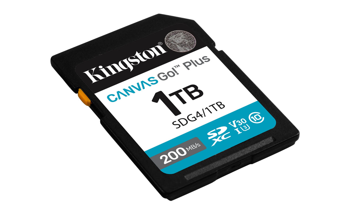 KINGSTON Digital Media Kingston Technology Canvas Go! Plus 1TB SDXC Canvas Go Plus Gen4 200MB/s C10 UHS-I U3 V30 - SDG4/1TB