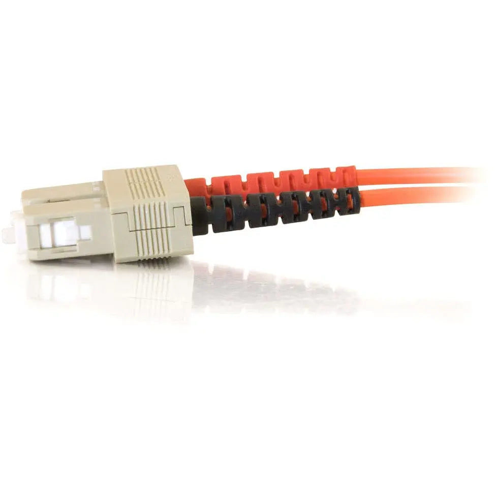 LEGRAND C2G-1m SC-SC 62.5/125 OM1 Duplex Multimode PVC Fiber Optic Cable - Orange - Fiber Optic for Network Device - SC Male - SC Male - 62.5/125 - Duplex Multimode - OM1 - 1m - Orange - 09113
